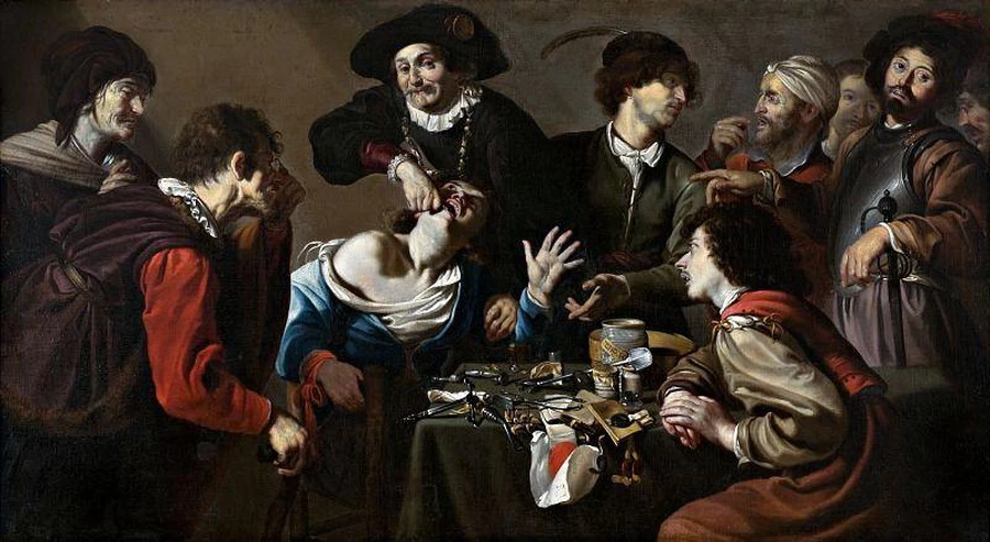 L'estrazione del dente - Clermont, Ferrand ; musée d'art Roger, Quilliot
